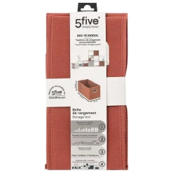 Boîte Rangement 15X31Cm Terre Sienne