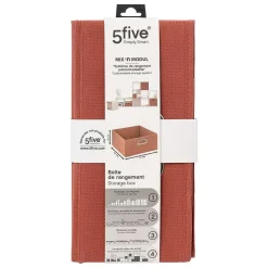 Boîte Rangement 31X15Cm Terre Sienne