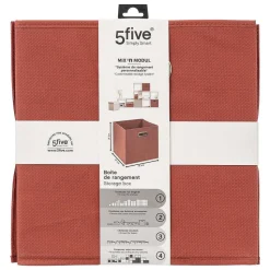 Boîte Rangement 31X31Cmcm Terre Sienne