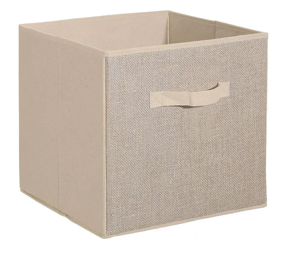 Boîte Rangement 31X31Cmcm Toile De Jute
