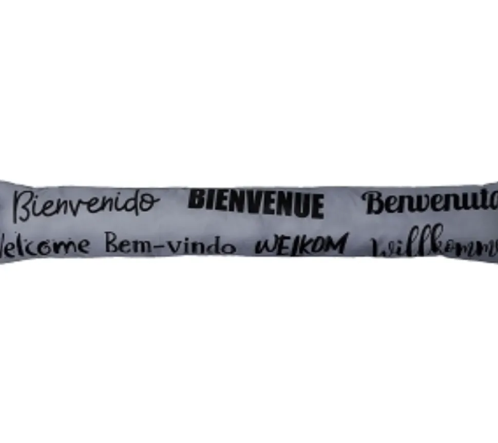 maxibazar Boudin De Porte Simple Bourrelet 80Cm Bande Agrip Bienvenue
