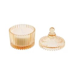 maxibazar Bougie Boheme Ecrin En Verre 6.5X9Cm