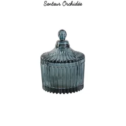 maxibazar Bougie Boheme Ecrin En Verre 6.5X9Cm