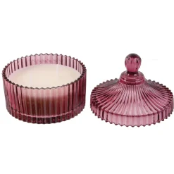 maxibazar Bougie Boheme Ecrin En Verre 10X12.5Cm