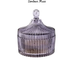 maxibazar Bougie Boheme Ecrin En Verre 10X12.5Cm