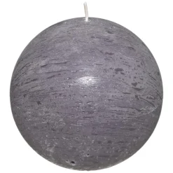 Atmosphera Bougie Boule Rustic Gris D.10Cm