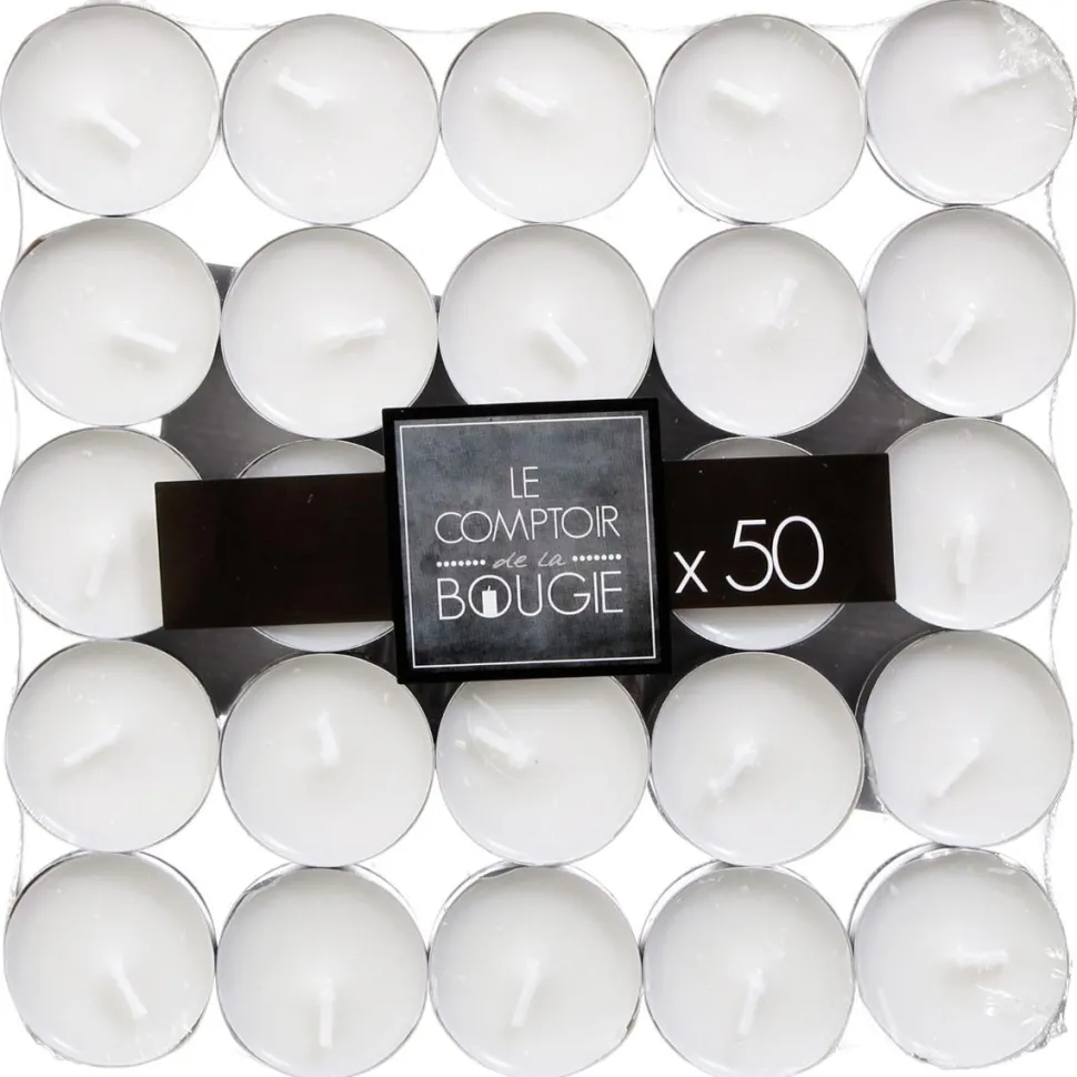 Atmosphera Bougie Chauffe Plat Blanches Carton X50