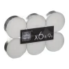 Atmosphera Bougie Chauffe Plat Blanche X6 Pieces