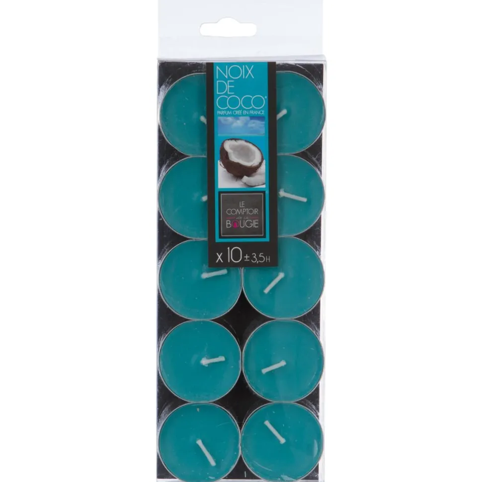 Atmosphera Bougie Chauffe Plat Parfumee Noix De Coco X10 Pieces