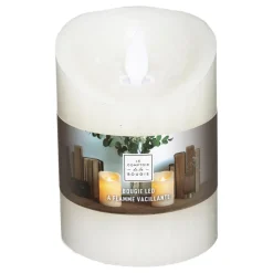 Atmosphera Bougie Led Blanc Casse 205G