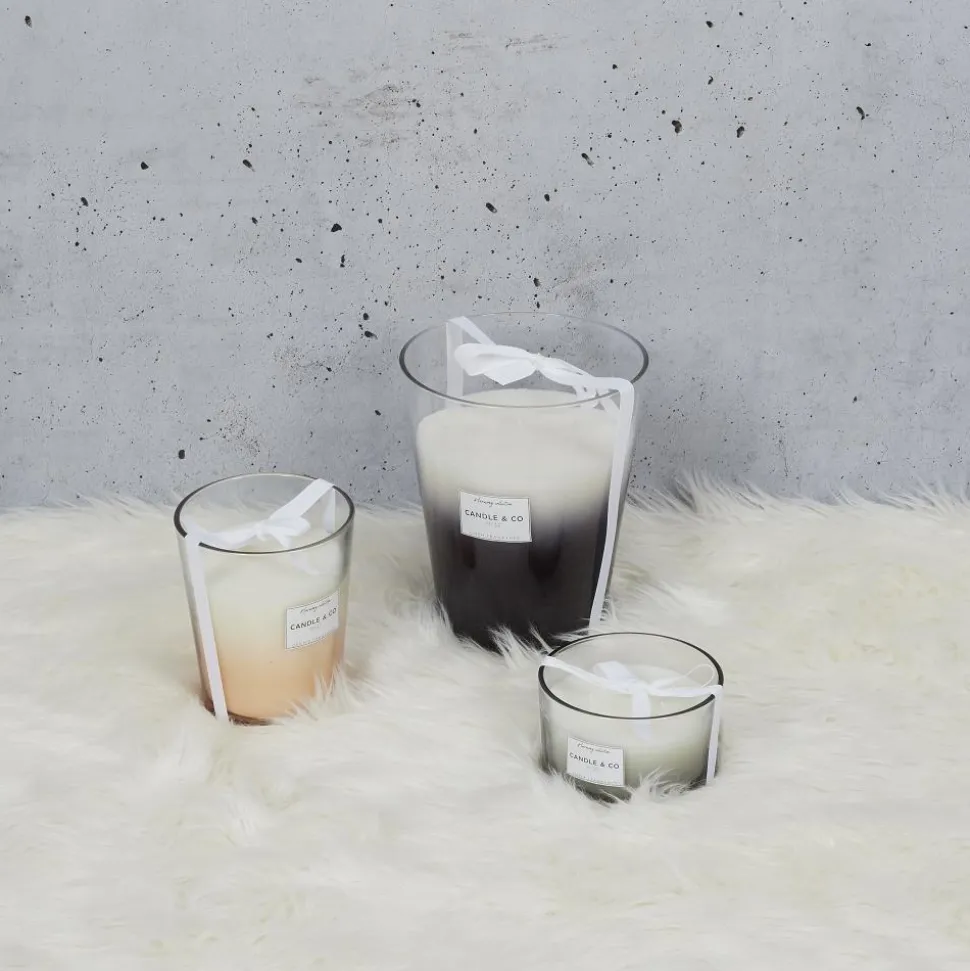 maxibazar Bougie Parfumee 3 Meches Noir Harmony D13Cm