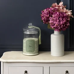 maxibazar Bougie Parfumee Bonbonniere Verte H29Cm