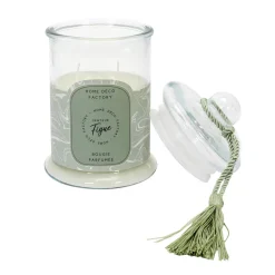 maxibazar Bougie Parfumee Bonbonniere Verte H23.5Cm