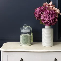 maxibazar Bougie Parfumee Bonbonniere Verte H23.5Cm