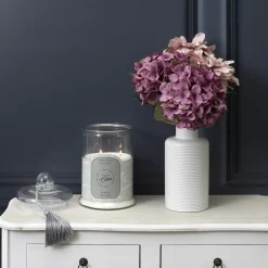 maxibazar Bougie Parfumee Bonbonniere Grise H29Cm