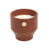 maxibazar Bougie Parfumee Ciment Ocre Medaillon