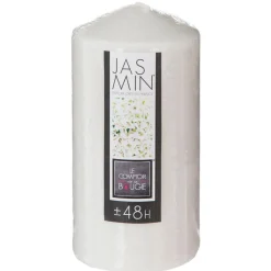 Atmosphera Bougie Parfumee Ronde 395G Jasmin 7X14Cm