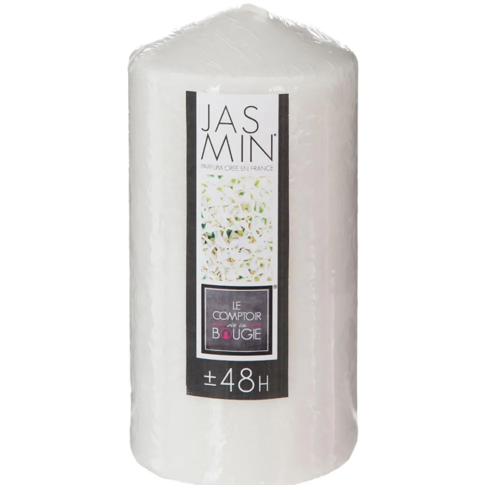 Atmosphera Bougie Parfumee Ronde 395G Jasmin 7X14Cm
