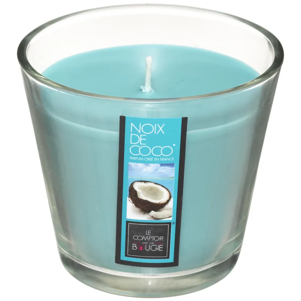 maxibazar Bougie Parfumee Verre Coco Nina 190G