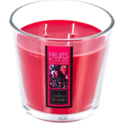 Atmosphera Bougie Parfumee Verre Gm 500G Fruit Rouge