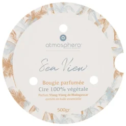 maxibazar Bougie Parfumee Verre Sea View 500G