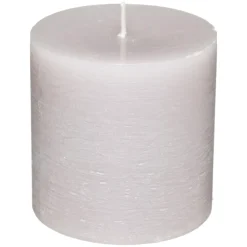 Atmosphera Bougie Ronde Rustic Taupe 6.7X7Cm