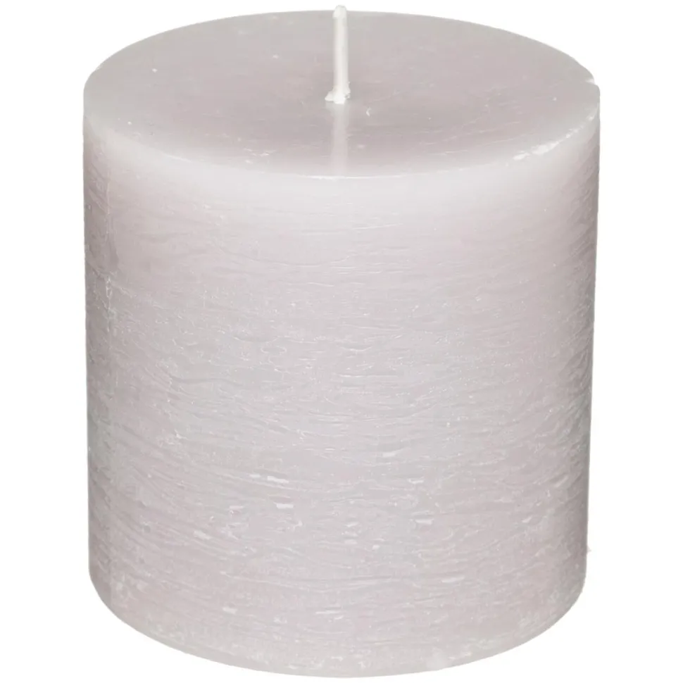 Atmosphera Bougie Ronde Rustic Taupe 6.7X7Cm