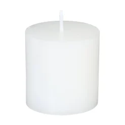 Atmosphera Bougie Votive Rustic X4 Blanc