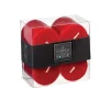 Atmosphera Bougie Votive Rustic X4 Rouge