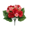 maxibazar Bouquet De Roses Et Boutons De Roses H.40Cm