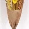 maxibazar Bouquet Fleurs Sechees Papier Kraft H.45Cm