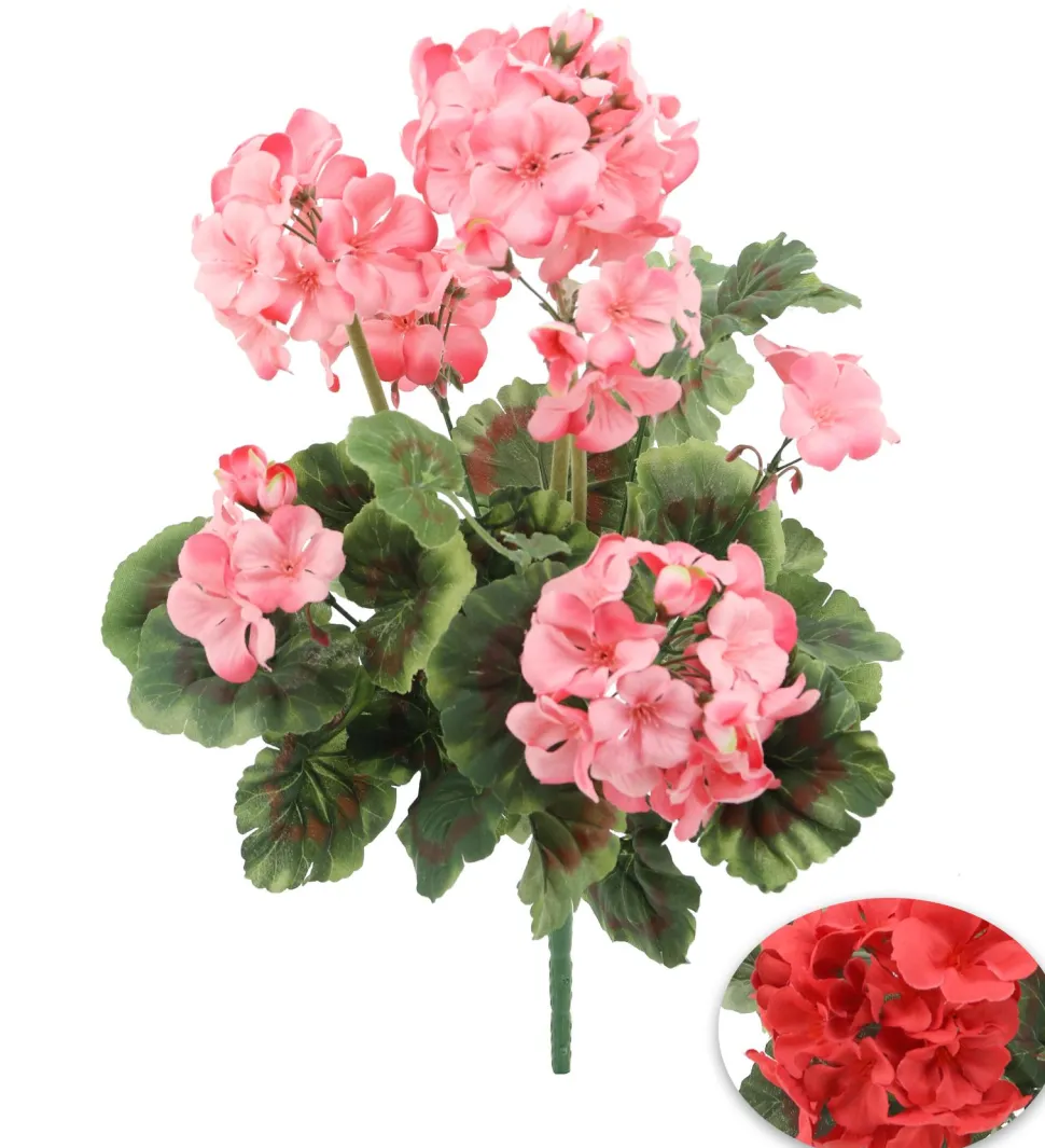 maxibazar Bouquet Geraniums H.47Cm