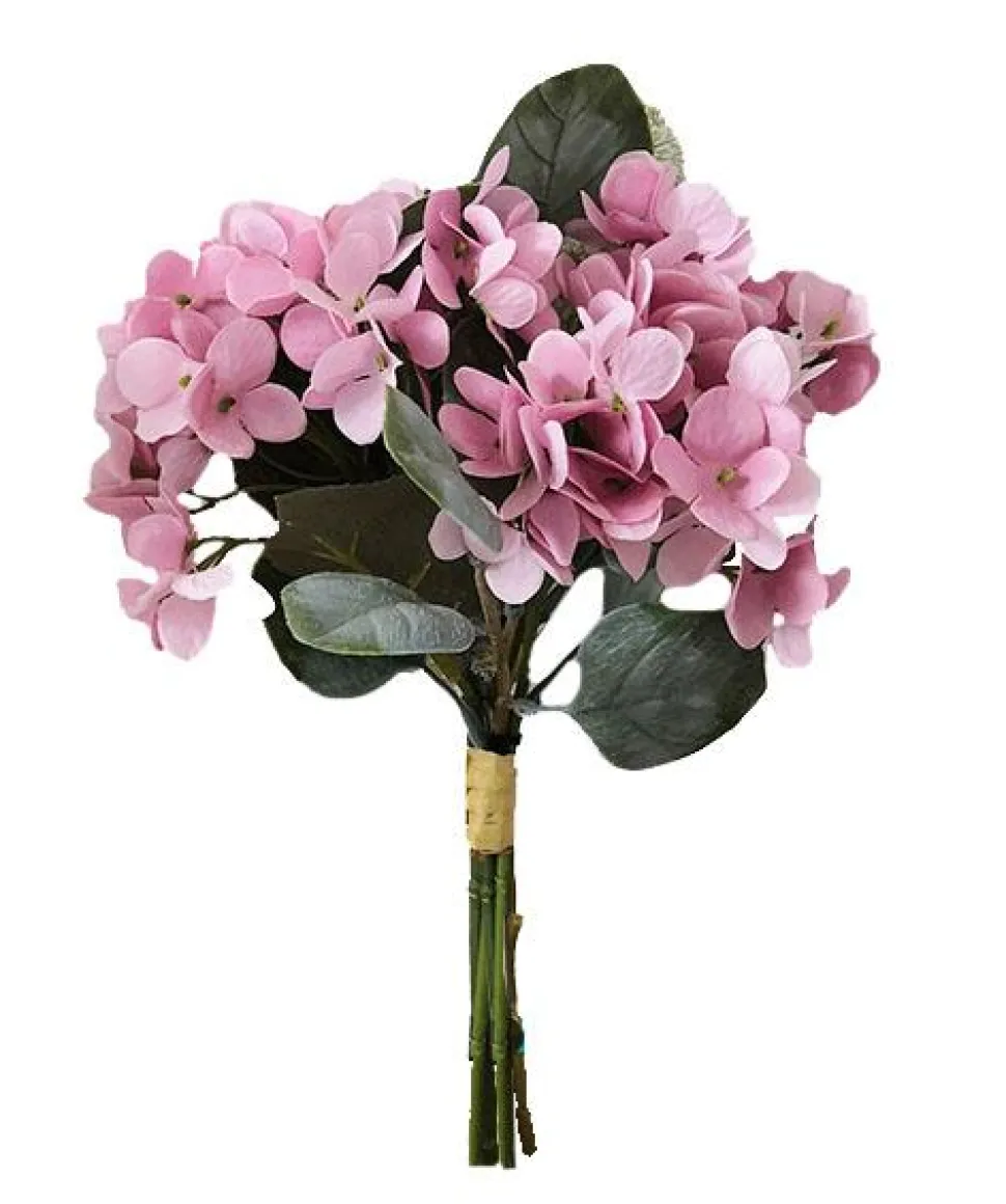 maxibazar Bouquet Hortensias Et Feuillage H.35Cm