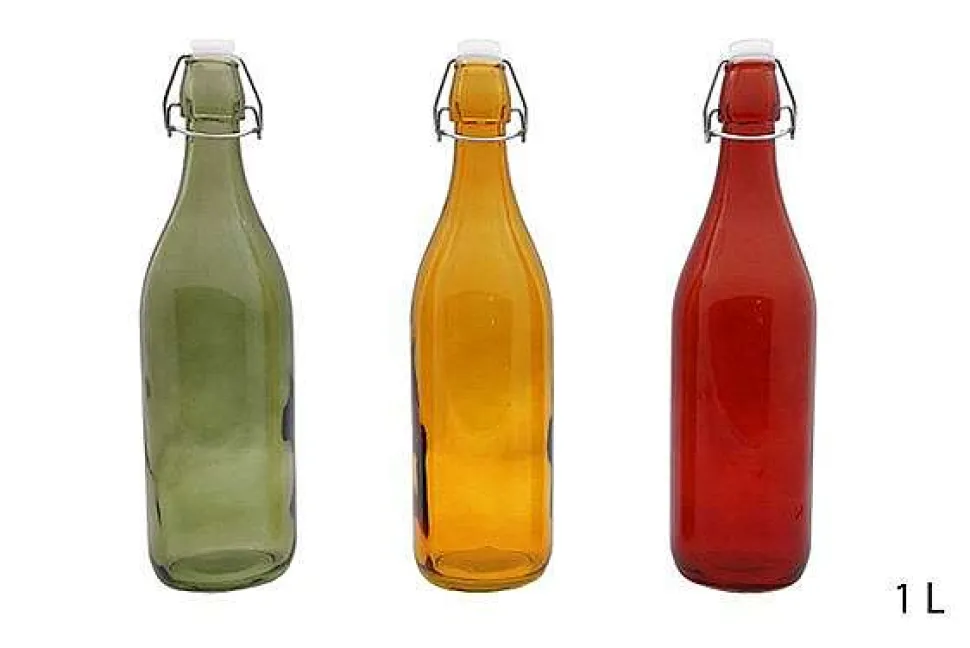 Bouteille Verre Couleur 1L
