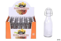 Bouteille Verre Transparent 250Ml