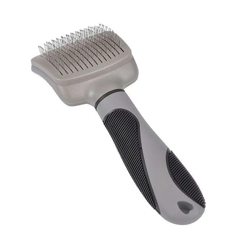 Brosse Carde Metal 19Cm Gris Noir