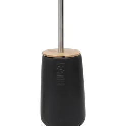 Brosse Dolomite Ronde Bath Noir Bambou