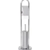 Brosse Et Derouleur Papier Wc Acier Inoxydable Chrome