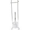 Brosse Et Derouleur Papier Wc Metal Chrome