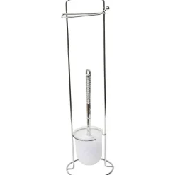 Brosse Et Derouleur Papier Wc Metal Chrome