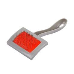 Brosse Plastique Et Inox Incurve Chat