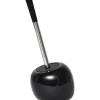 Brosse Wc Gres Forme Galet Noir