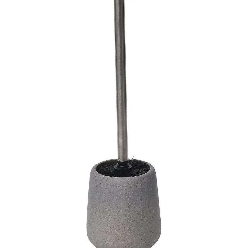 Brosse Wc Mat Gres Gris