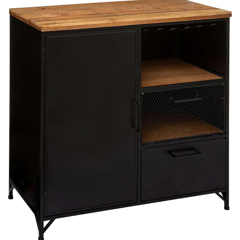 Buffet 1 Porte 2 Tiroirs Cierna D.80X42.5X85Cm