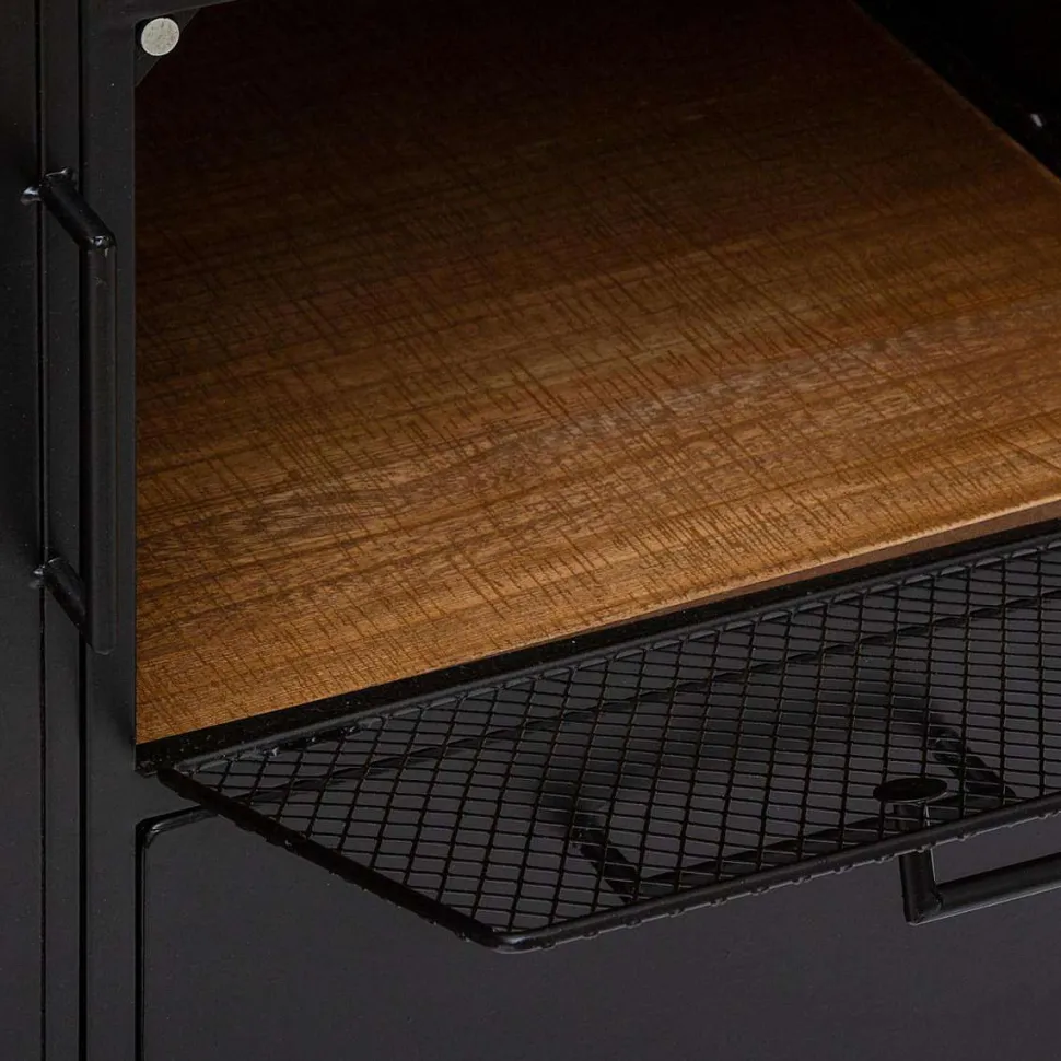 Buffet 1 Porte 2 Tiroirs Cierna D.80X42.5X85Cm