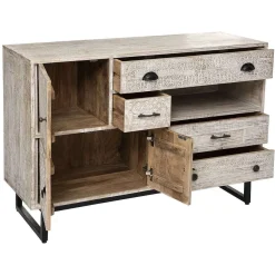 Buffet 3 Portes 4 Tiroirs Ajay