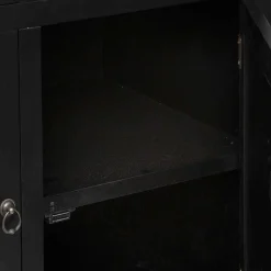 Buffet 2 Portes 2 Tiroirs Chrysa Noir