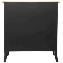 Buffet 2 Portes 2 Tiroirs Chrysa Noir