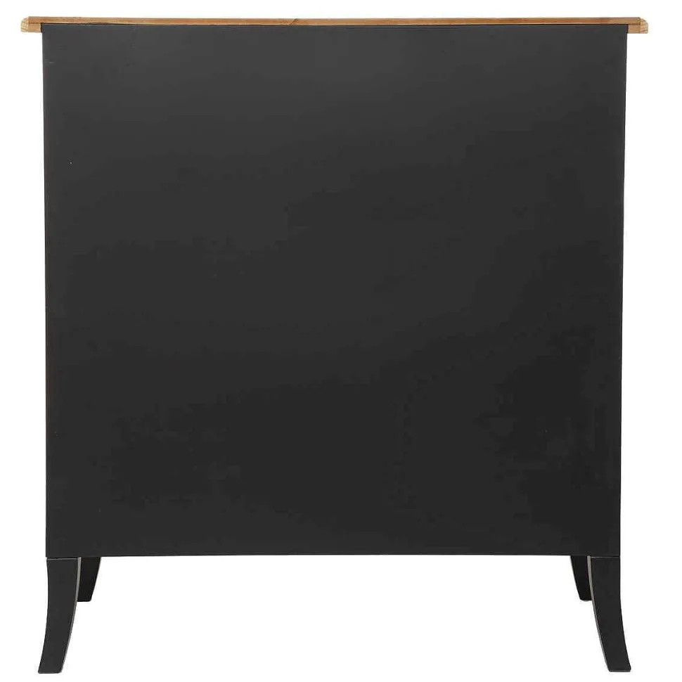 Buffet 2 Portes 2 Tiroirs Chrysa Noir