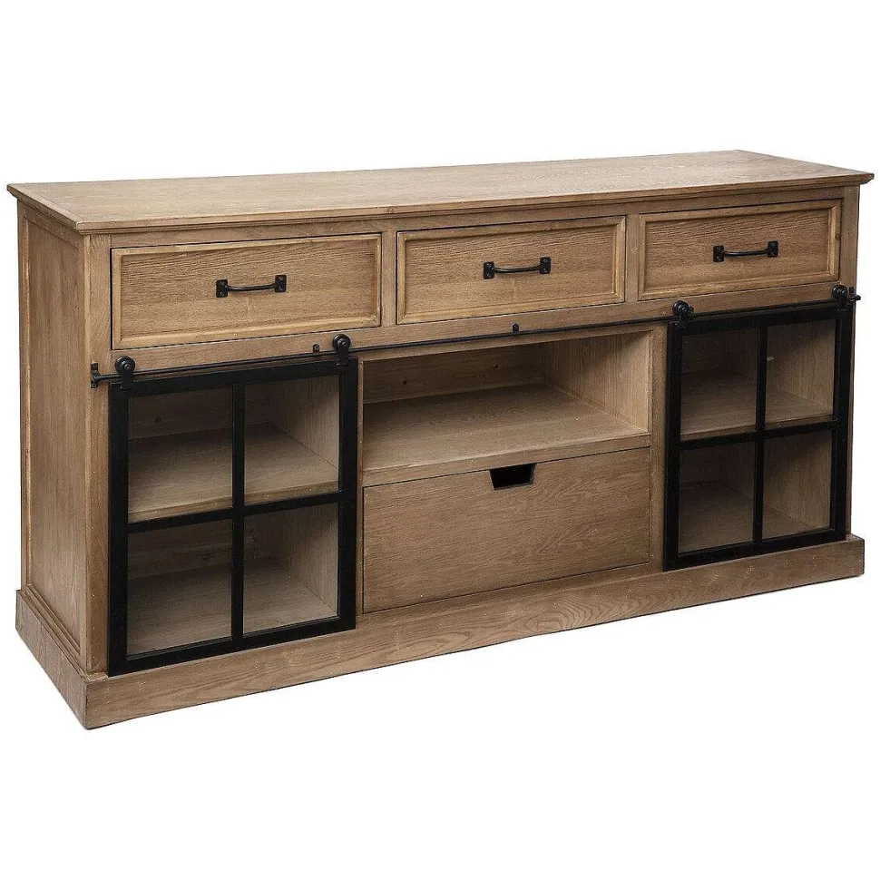 Buffet 2 Portes 4 Tiroirs Danik